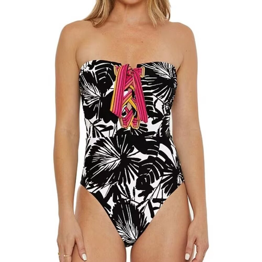 NWT Trina Turk Lennox Bandeau One Piece Swimsuit